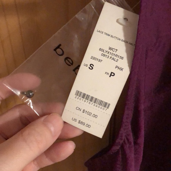 NWT Bebe blouse - Picture 4 of 4